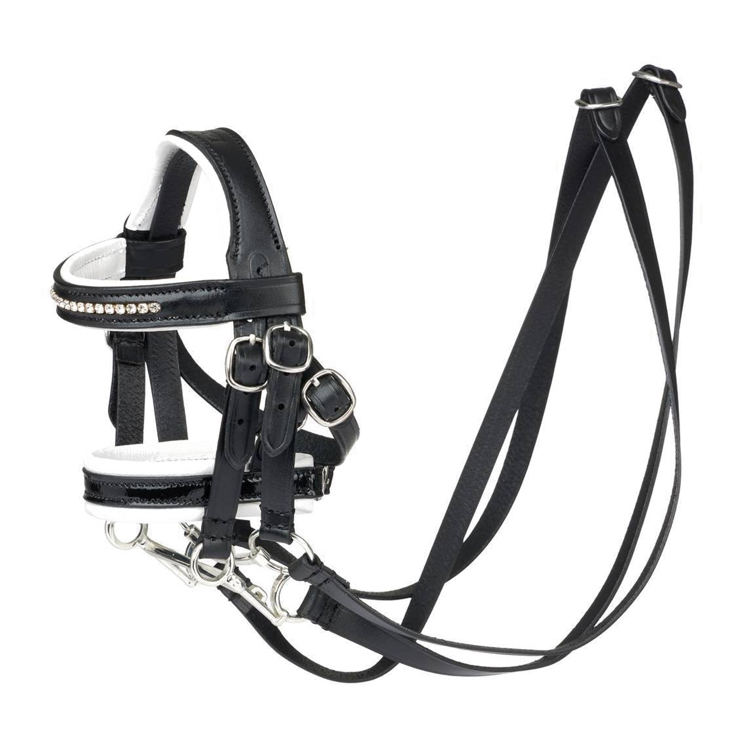 Lemieux toy pony double bridle black - neutra