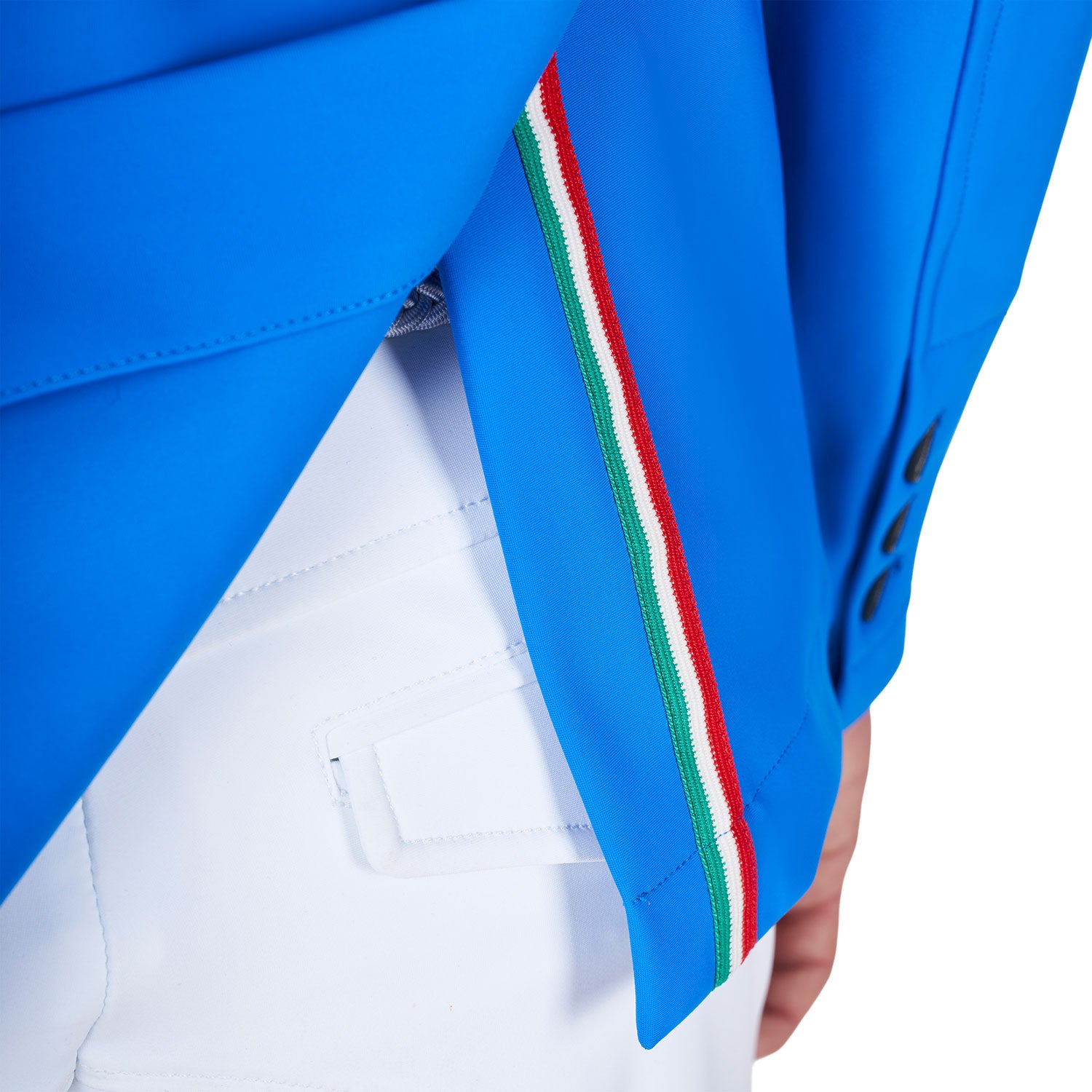 Equestro men's exclusive riding jacket equestroxfise - Colore AZZURRO SAVOIA (19-4150)