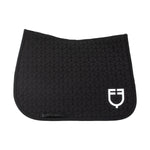 Equestro cube quilting dressage saddle pad - Colore BLACK