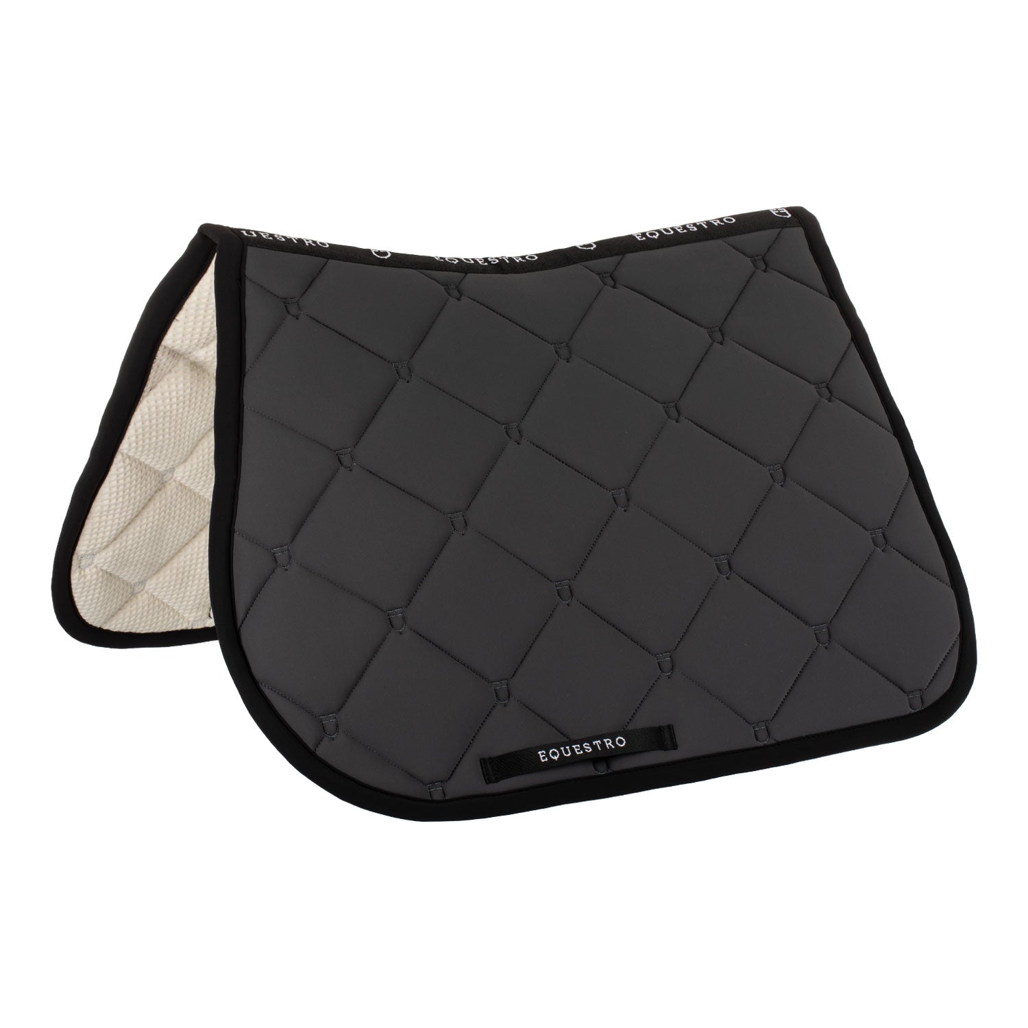 Equestro sottosella jumping equestro multilogo in tessuto tecnico black line edit - Colore ASPHALT (19-0201)