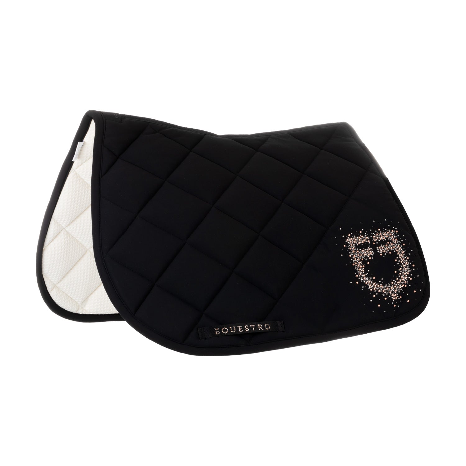 Equestro stones edition jumping saddle pad - neutra