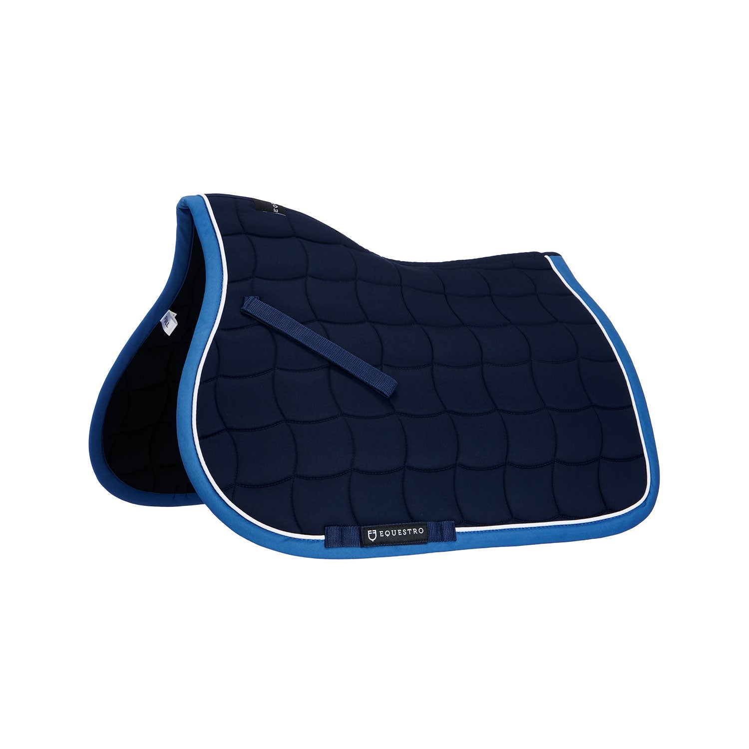 Equestro sottosella white trim - Colore NAVY/LIGHT BLUE