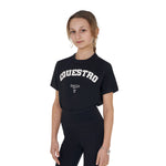 Equestro gilr's equestro horse club cotton t-shirt - Colore BLACK