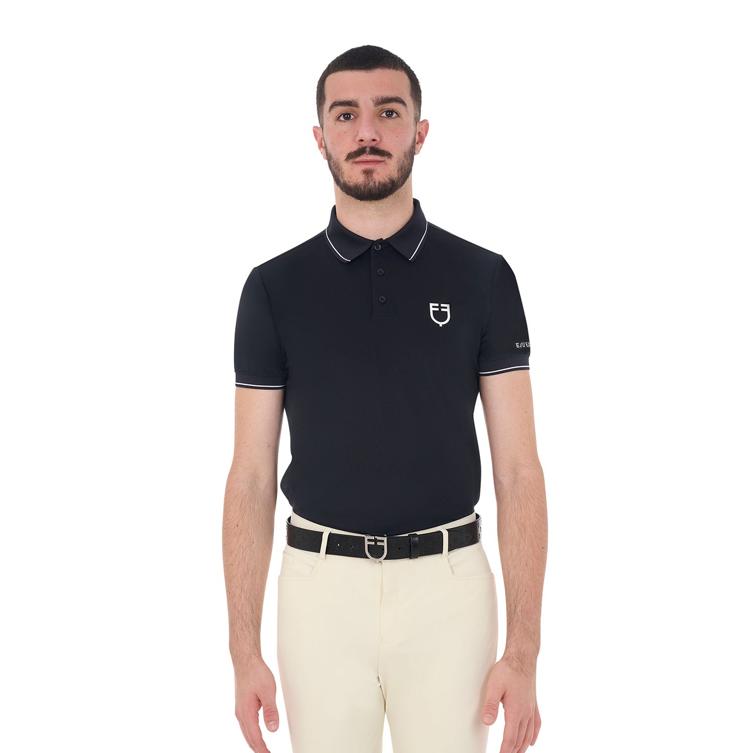 Equestro men's technical training polo - neutra