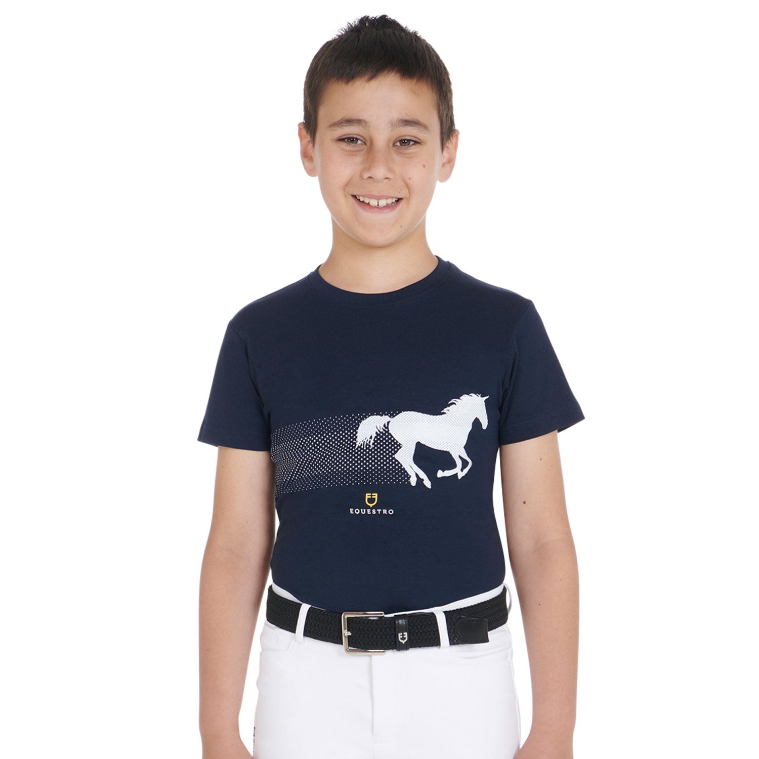 Equestro horse pois boy t-shirt - neutra
