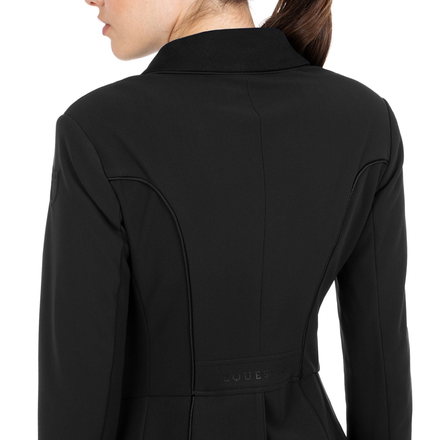 Equestro women's competition dressage tailcoat - Colore BLACK