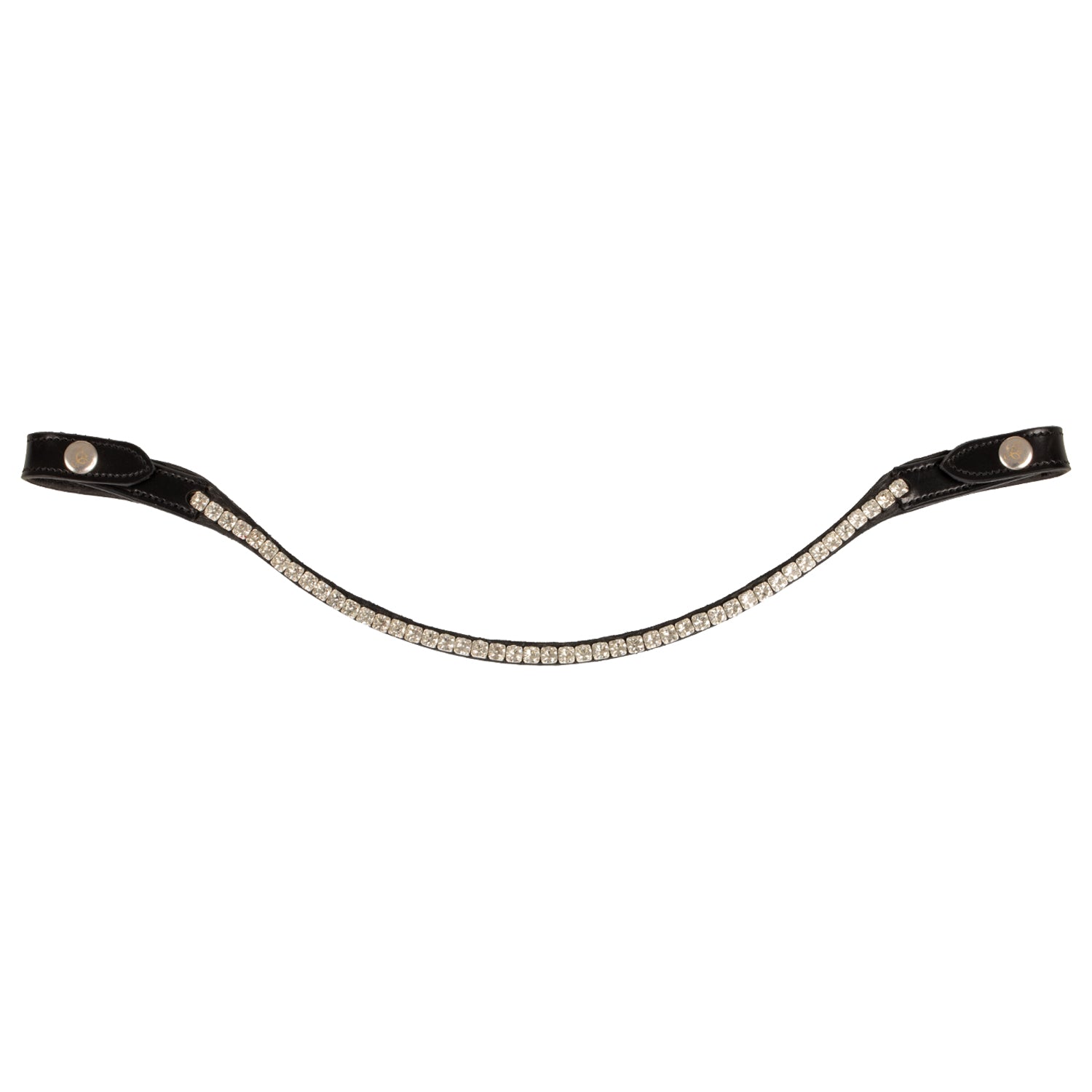 Acavallo acavallo browband w/round crystals - Colore BLACK