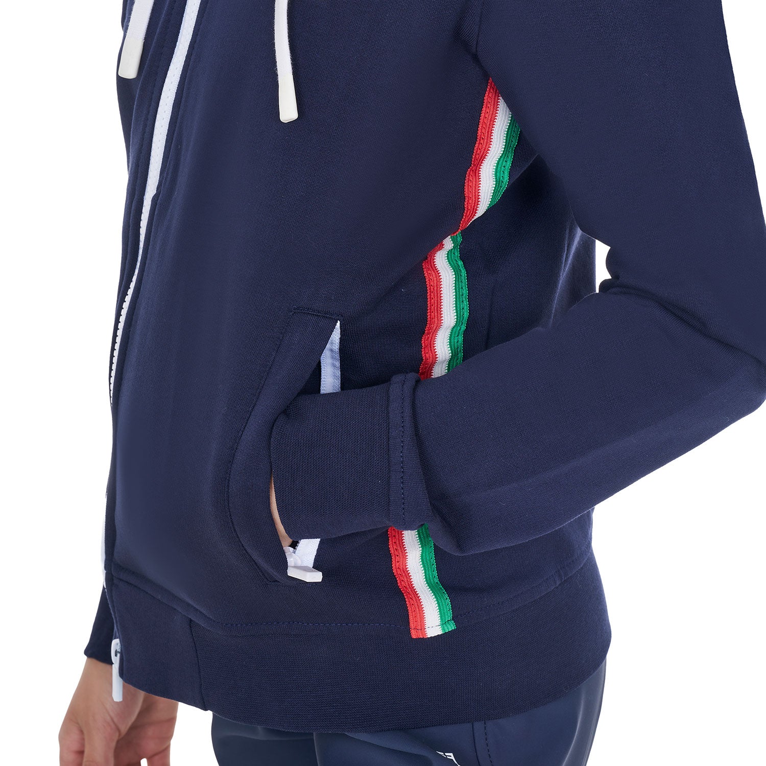 Equestro kid's basic hoodie equestroxfise - Colore NAVY BLAZER (19-3923)