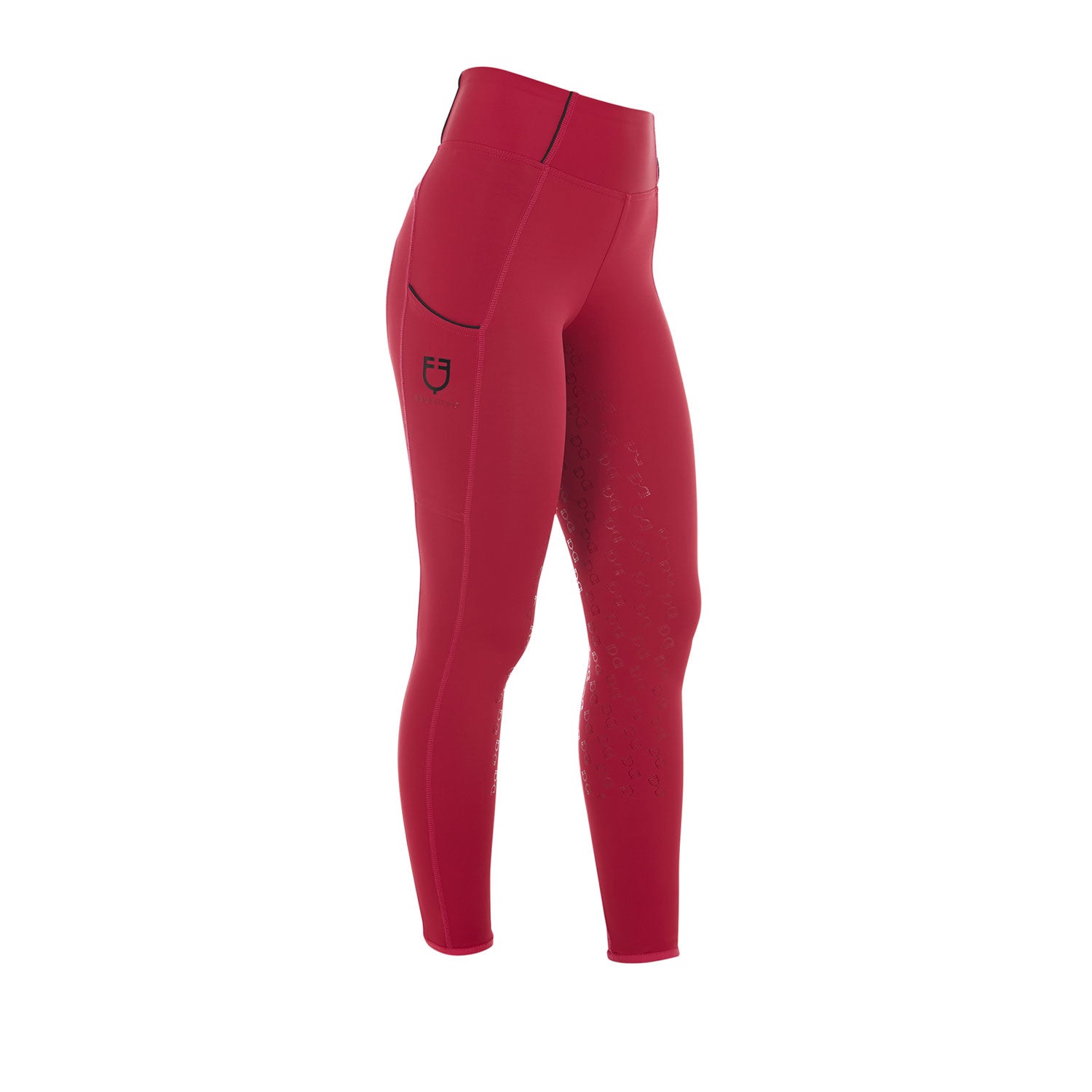 Equestro women's fleece lining classic leggings - neutra