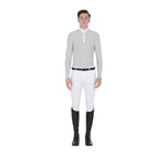 Equestro polo uomo equestro manica lunga modello warm+ - Colore GREY