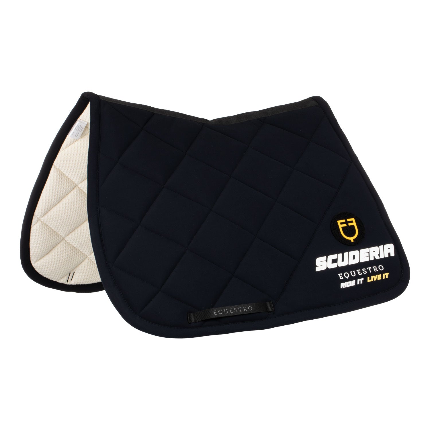 Equestro jumping scuderia equestro collection saddle pad - neutra