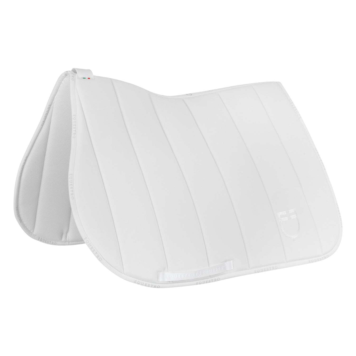 Equestro velvet jumping saddle pad seconda scelta - neutra