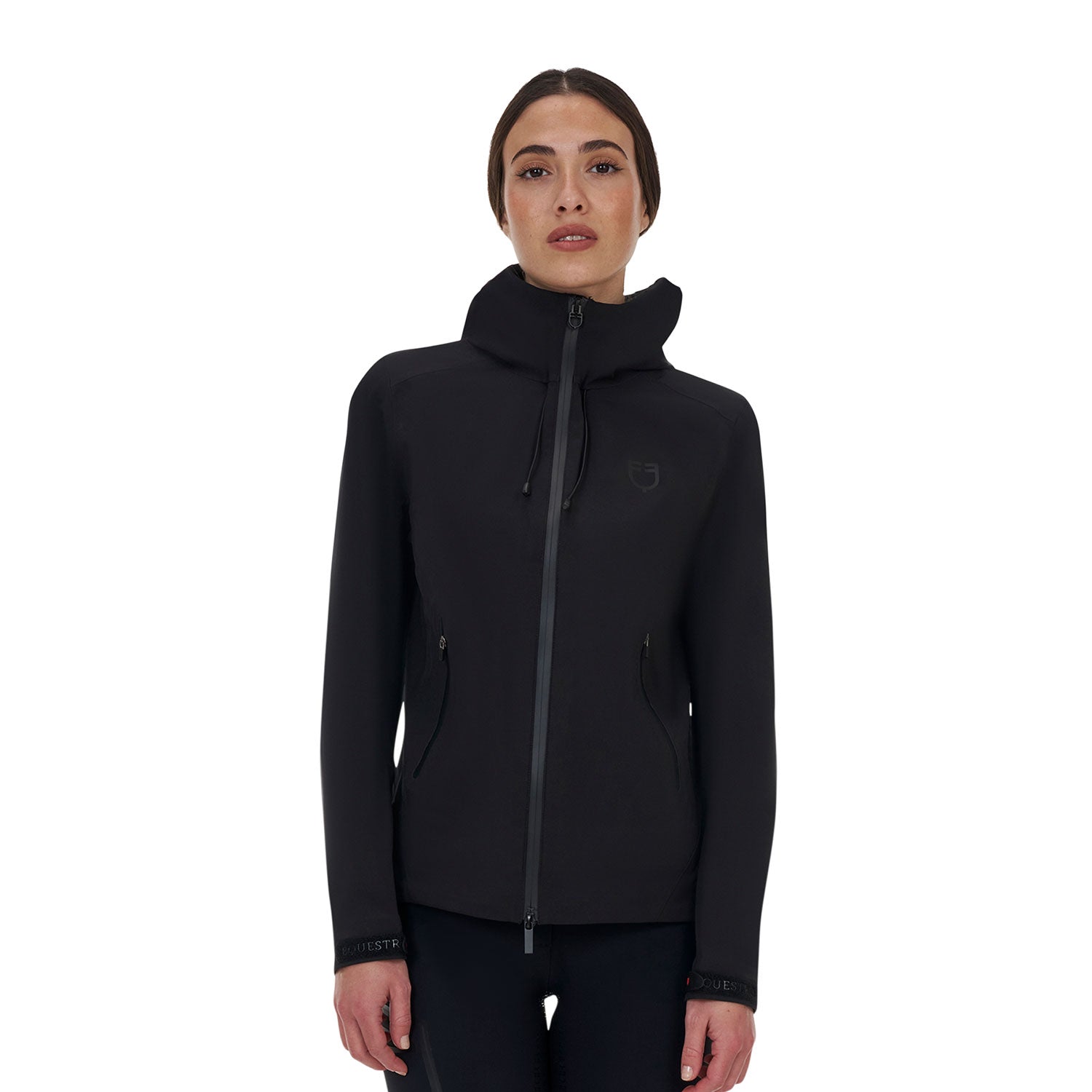 Equestro women's ridertechnology waterproof softshell - neutra