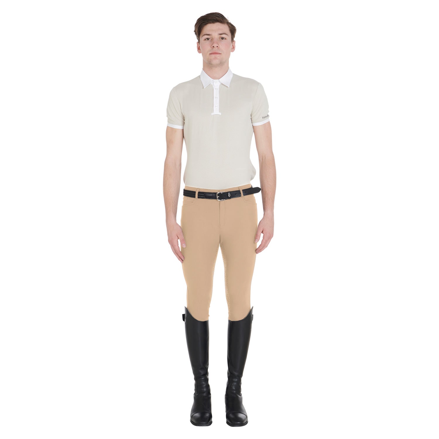 Equestro pantaloni equestro uomo modello aria full grip - Colore INCENSE (16-1010)