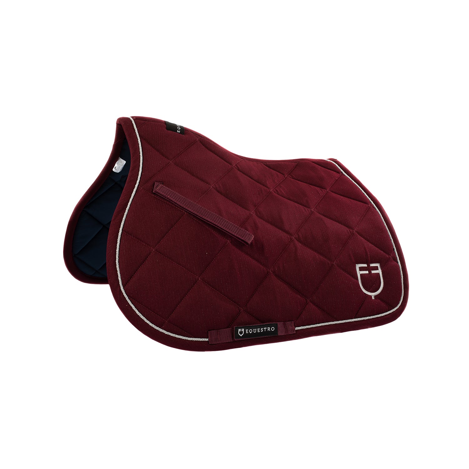 Equestro sottosella salto diamond con logo - Colore BURGUNDY