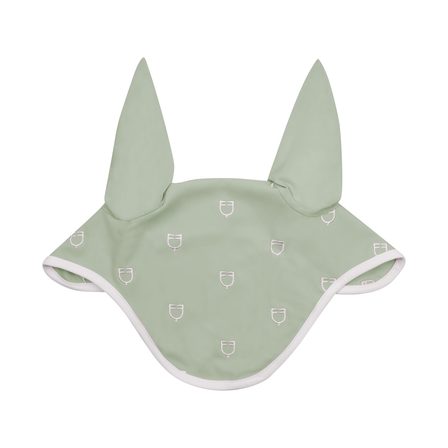 Equestro cuffietta equestro multilogo in tessuto tecnico white line edition - Colore LIGHT GREEN
