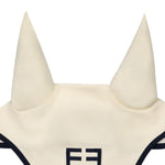 Equestro wave quilting fly veil - Colore ANTIQUE WHITE (11-0105)/NAVY BLAZER (19-3923)