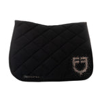 Equestro stones edition dressage saddle pad - Colore BLACK