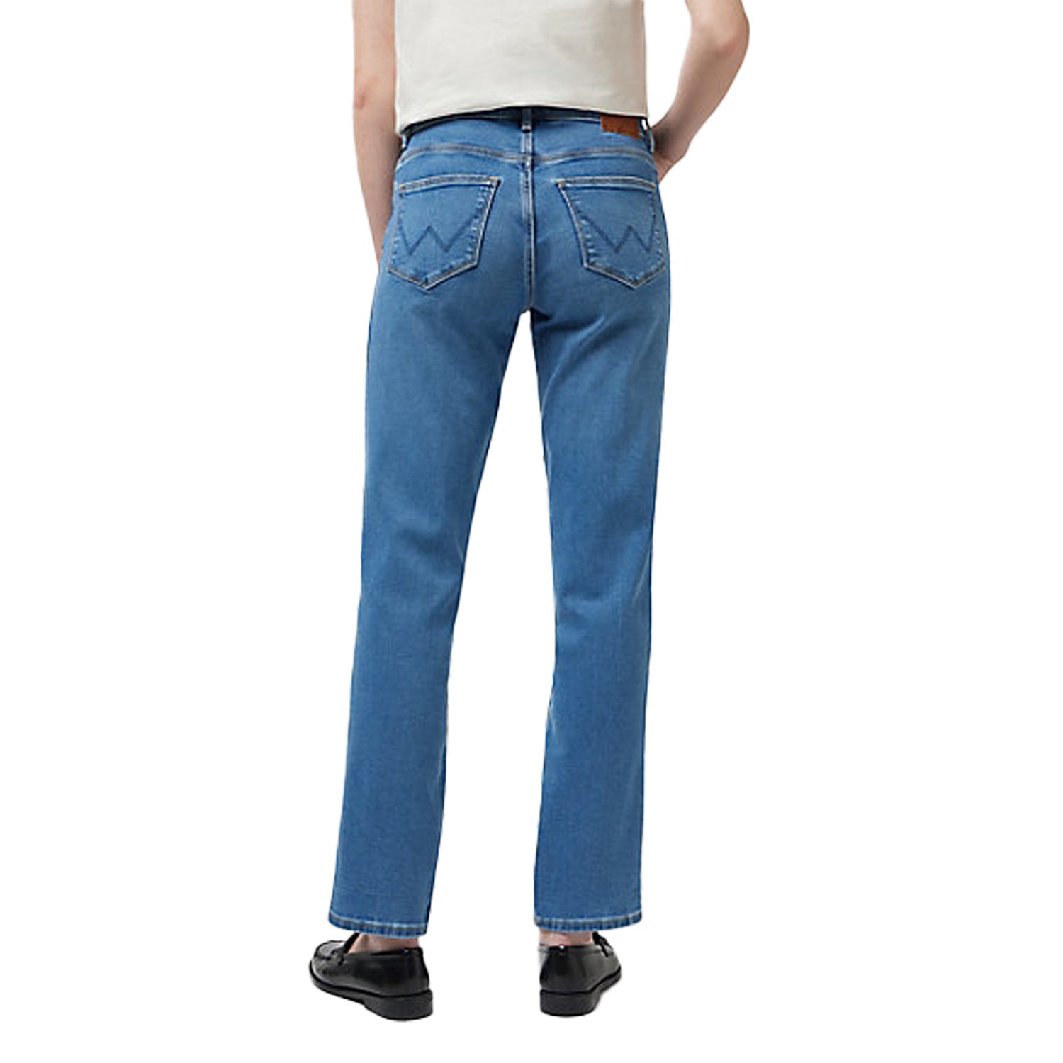 Wrangler jeans wrangler modello ""straight ""  w10tm614v