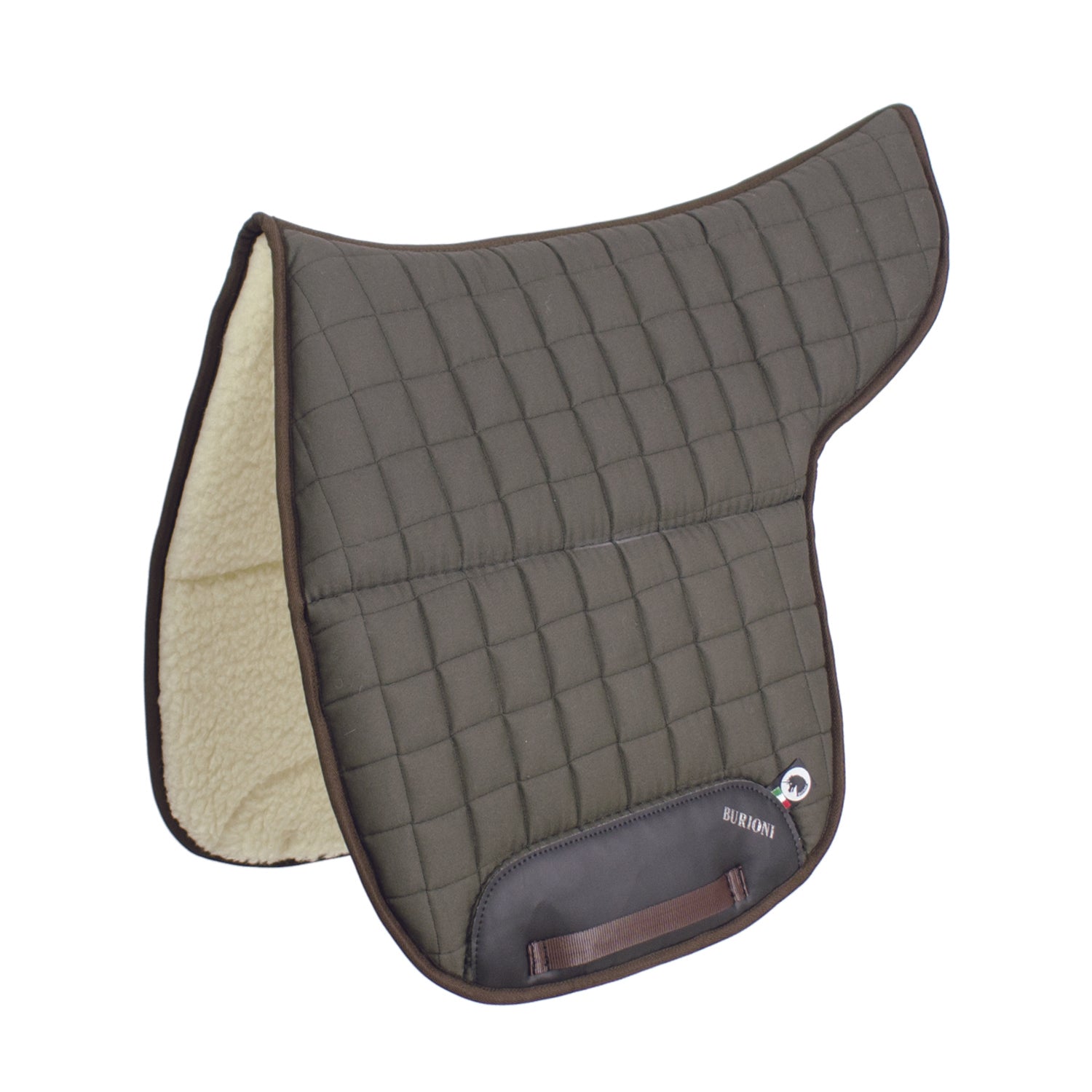Burioni sottosella australiano lana/cotone - Colore BROWN