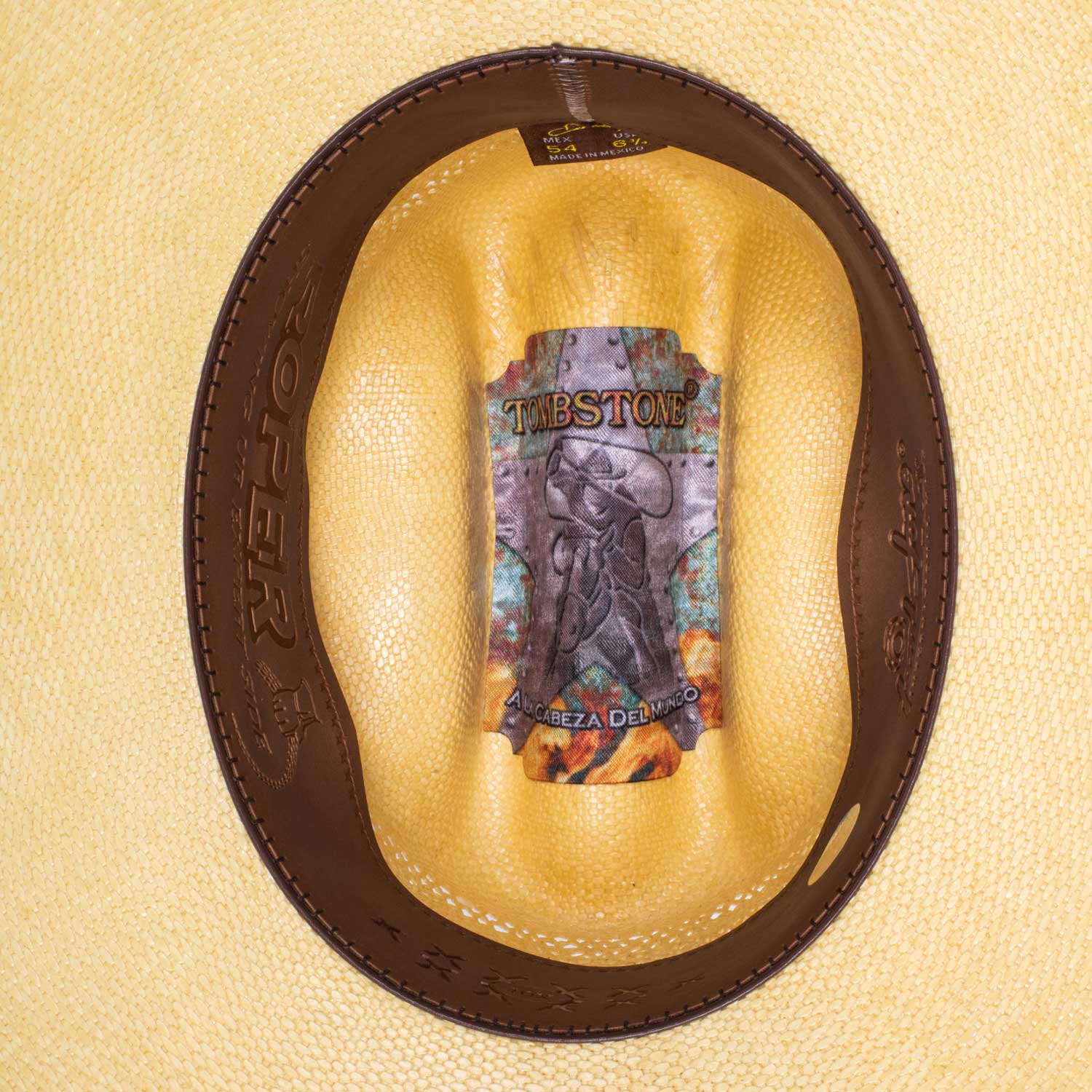 Tombstone "cappello cerato rigido modello ""west"""