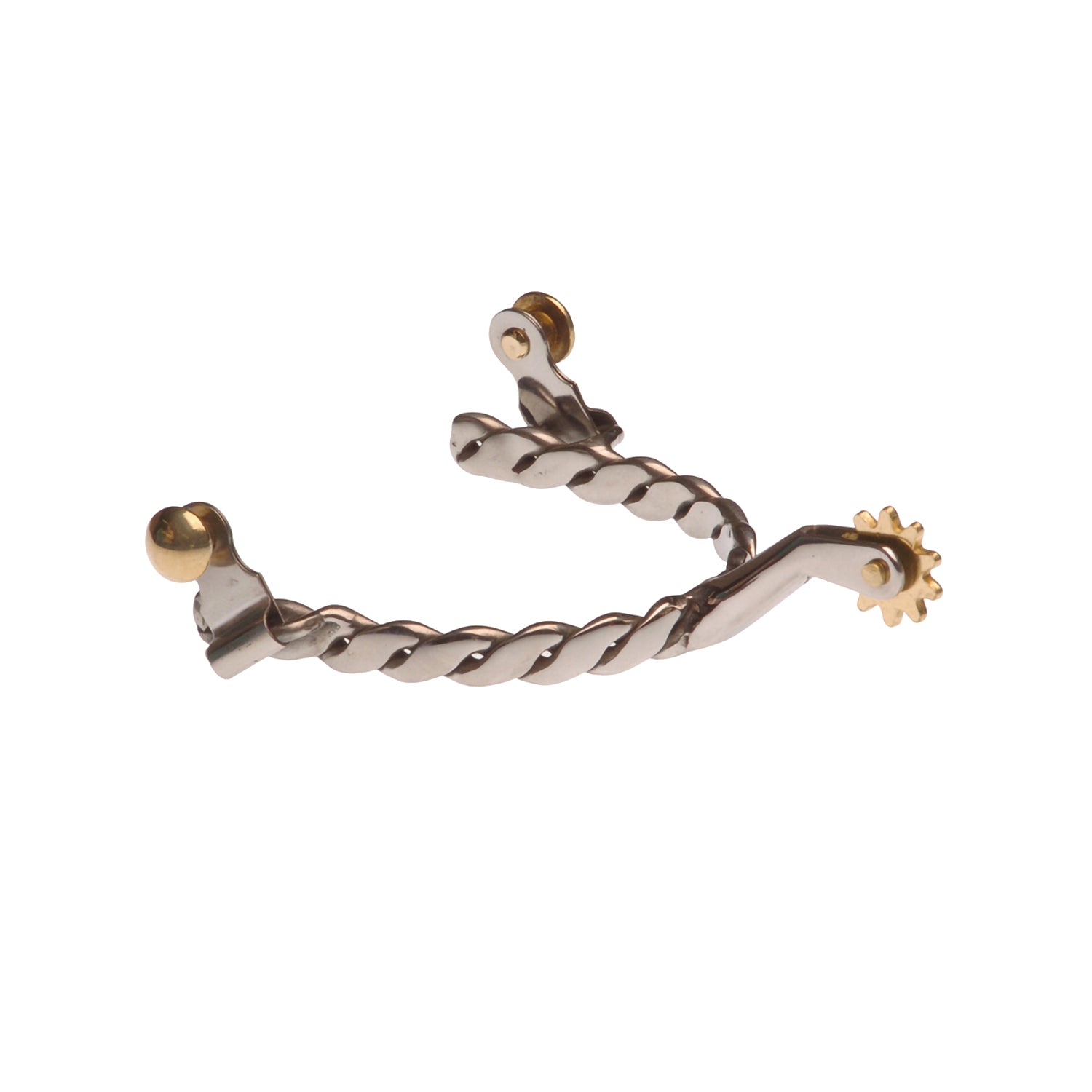 Lakota speroni western inox a treccia - neutra