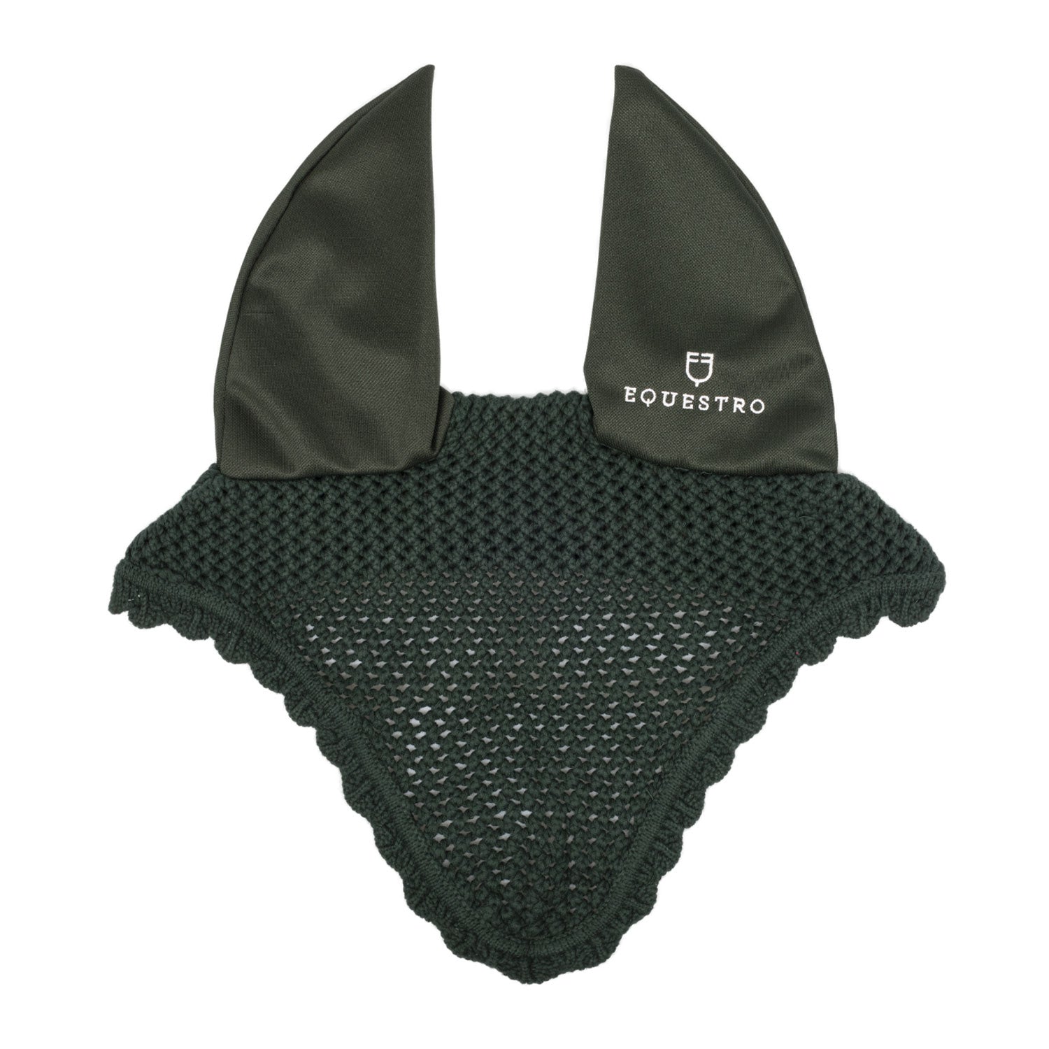 Equestro cuffietta cotone c/orecchie elasticizzate - Colore GREEN