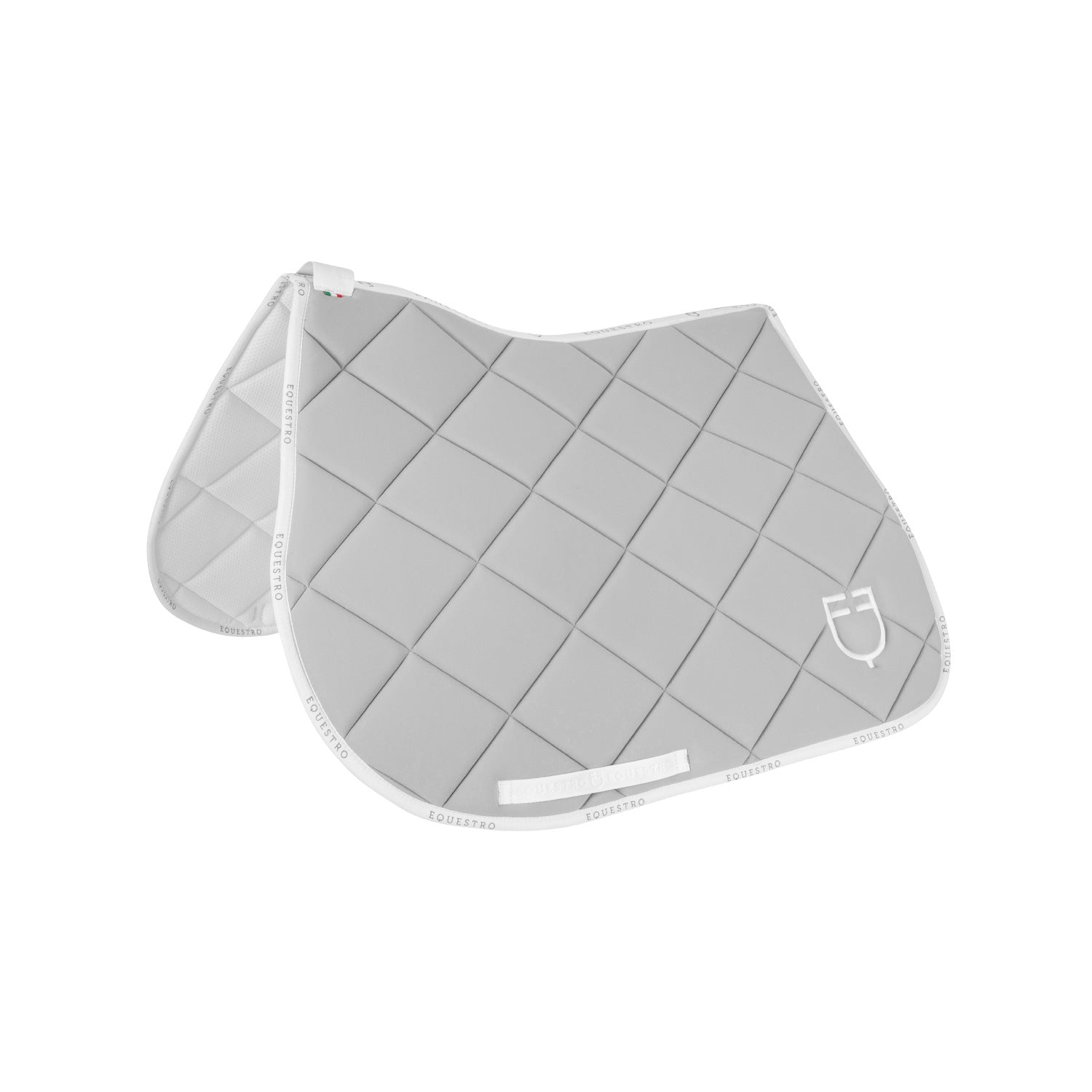 Equestro sottosella modello gp con logo - Colore LIGHT GREY/WHITE