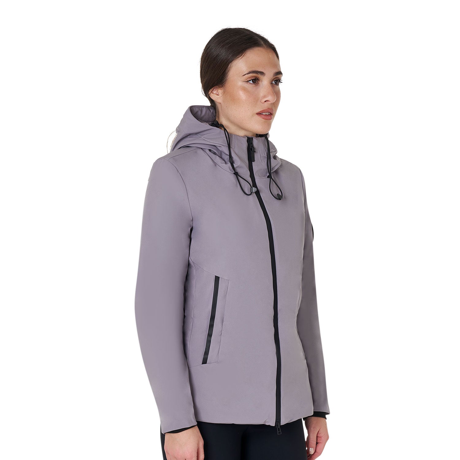 Equestro women's basic puffer jacket - Colore FROST GREY (17-0000)