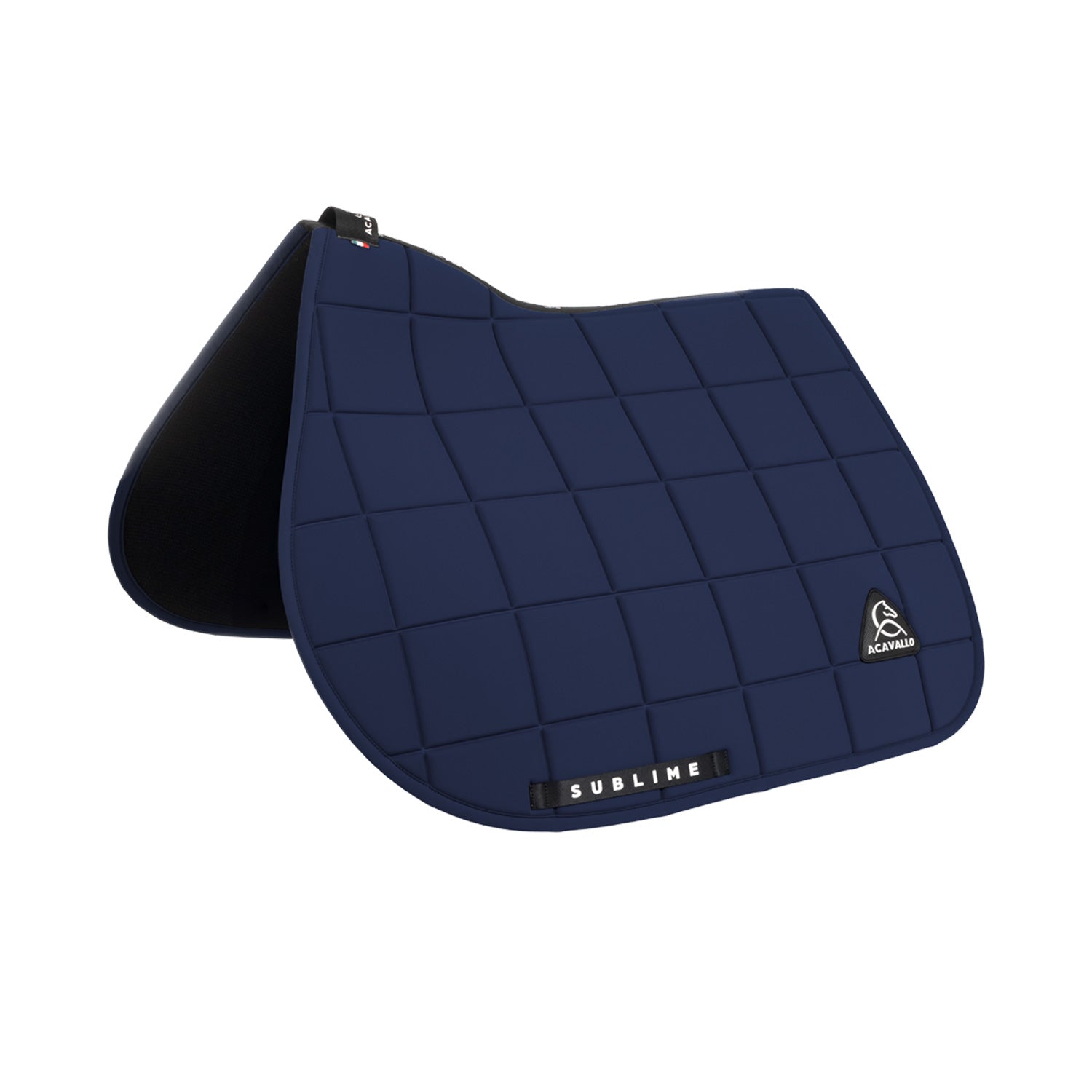 Acavallo square jumping saddle pad - Colore NAVY