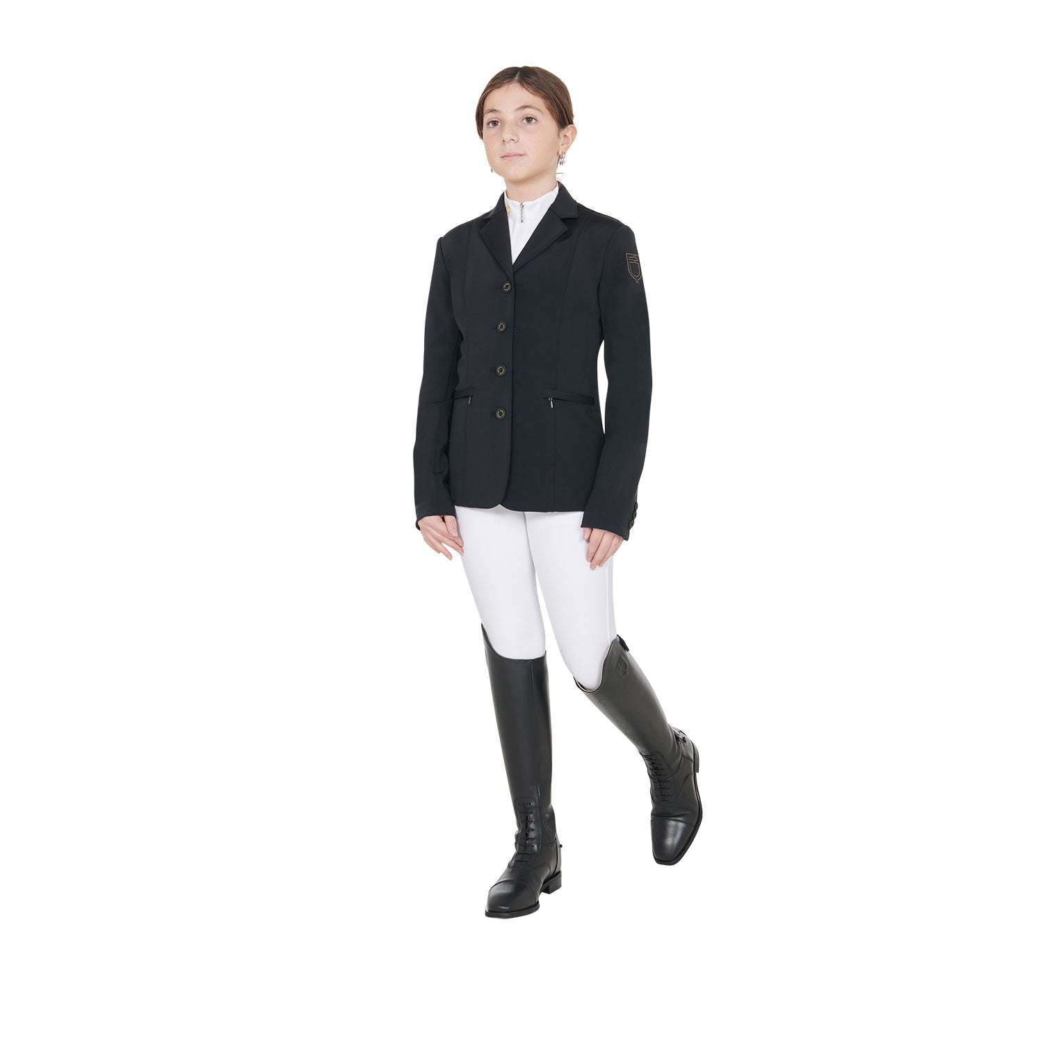 Equestro giacca concorso junior modello exclusive - Colore BLACK