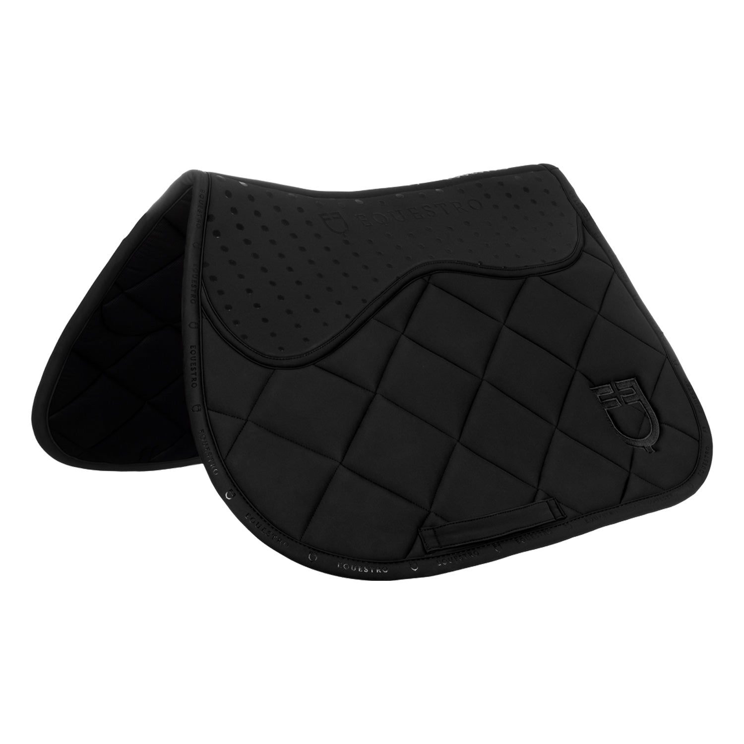 Equestro silica plus jumping saddle pad - Colore BLACK