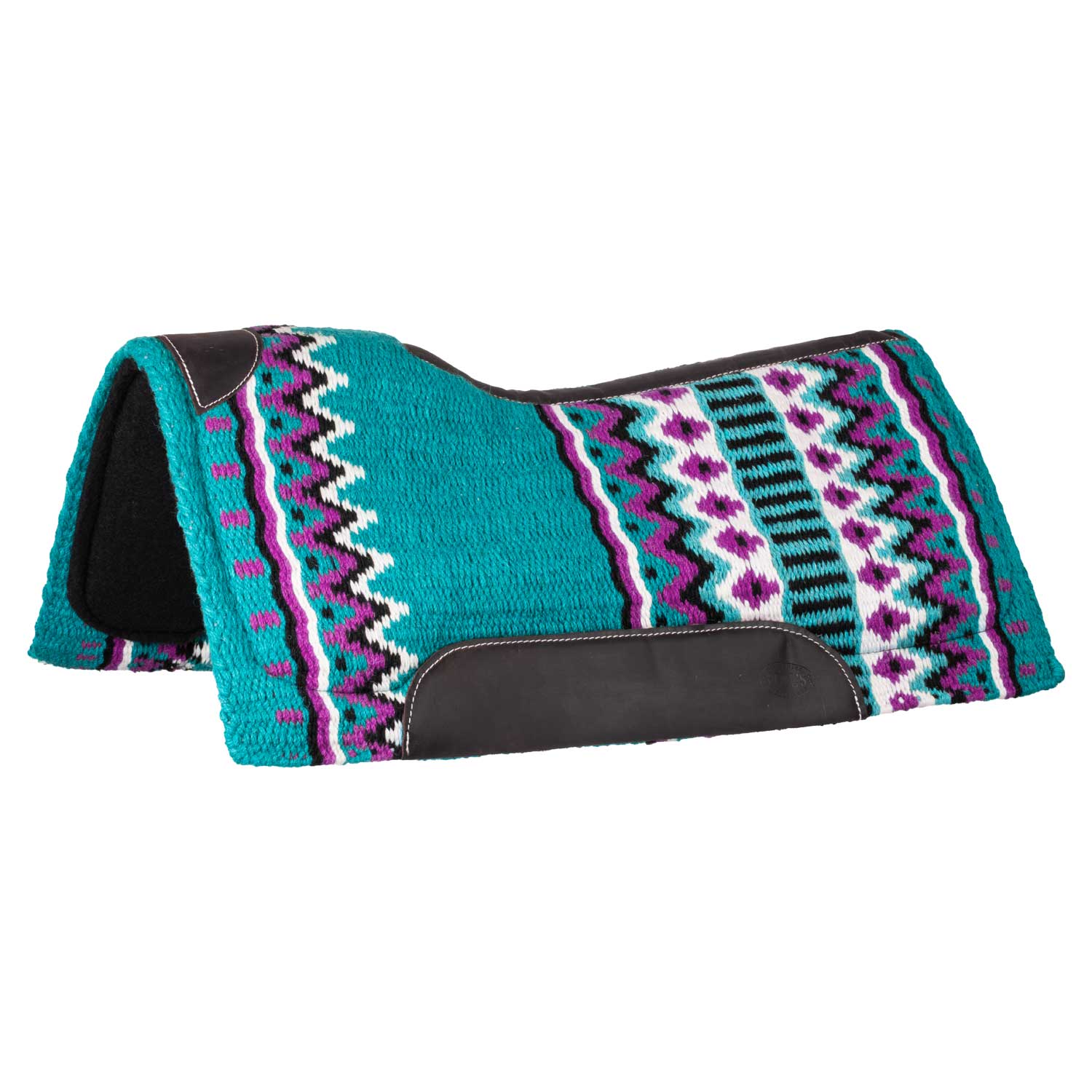 Pool's wool top felt bottom saddle pad 34x36 - neutra