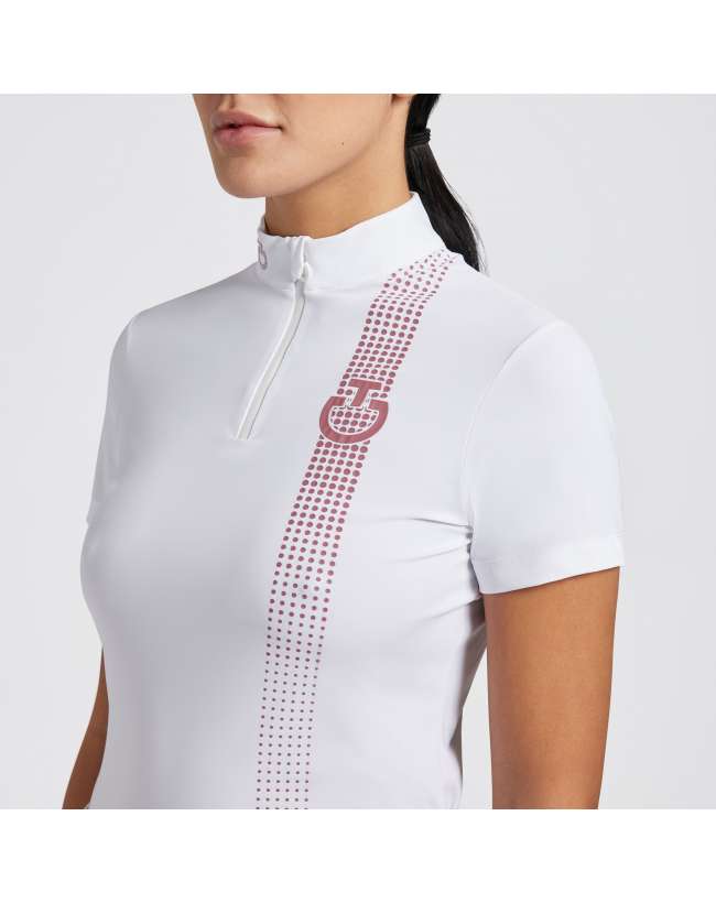 Camicia Cavalleria Toscana da Competizione da Donna in Jersey Tecnico e Zip