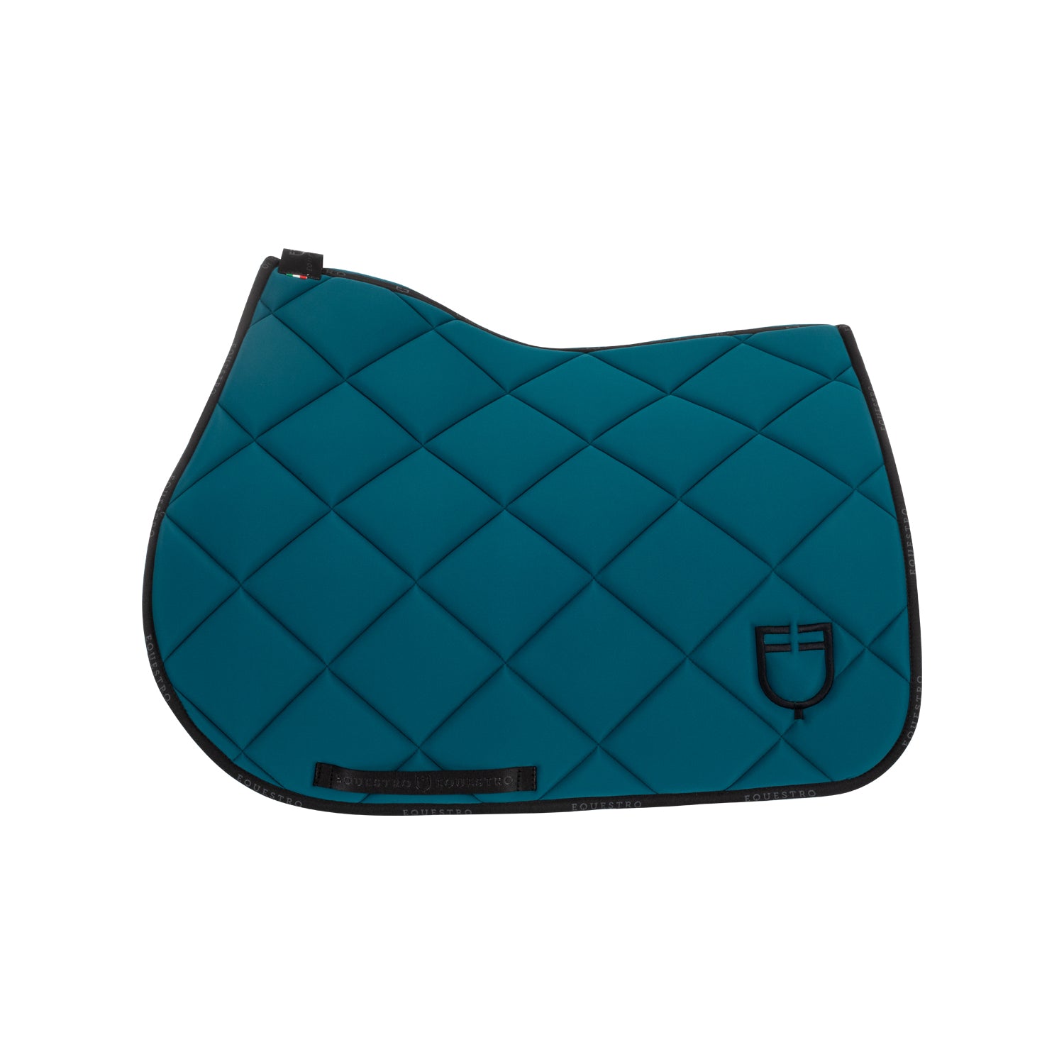 Equestro sottosella modello gp con logo - Colore PETROL/BLACK
