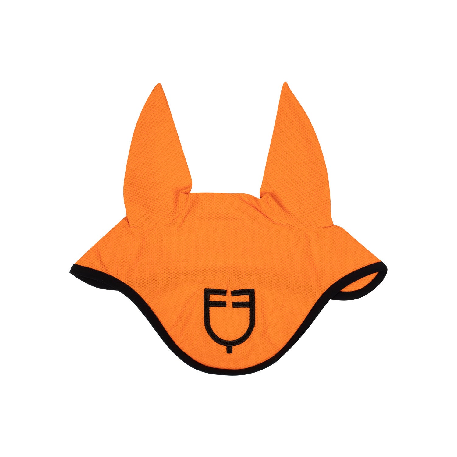 Equestro fly veil onion mesh fabric black line edition - Colore ORANGE (16-1356)