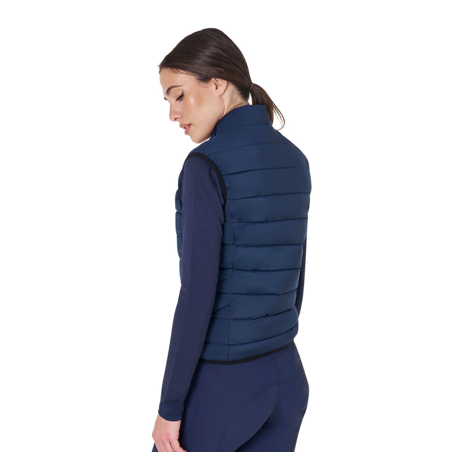 Equestro women's nylon vest - Colore NAVY BLAZER (19-3923)