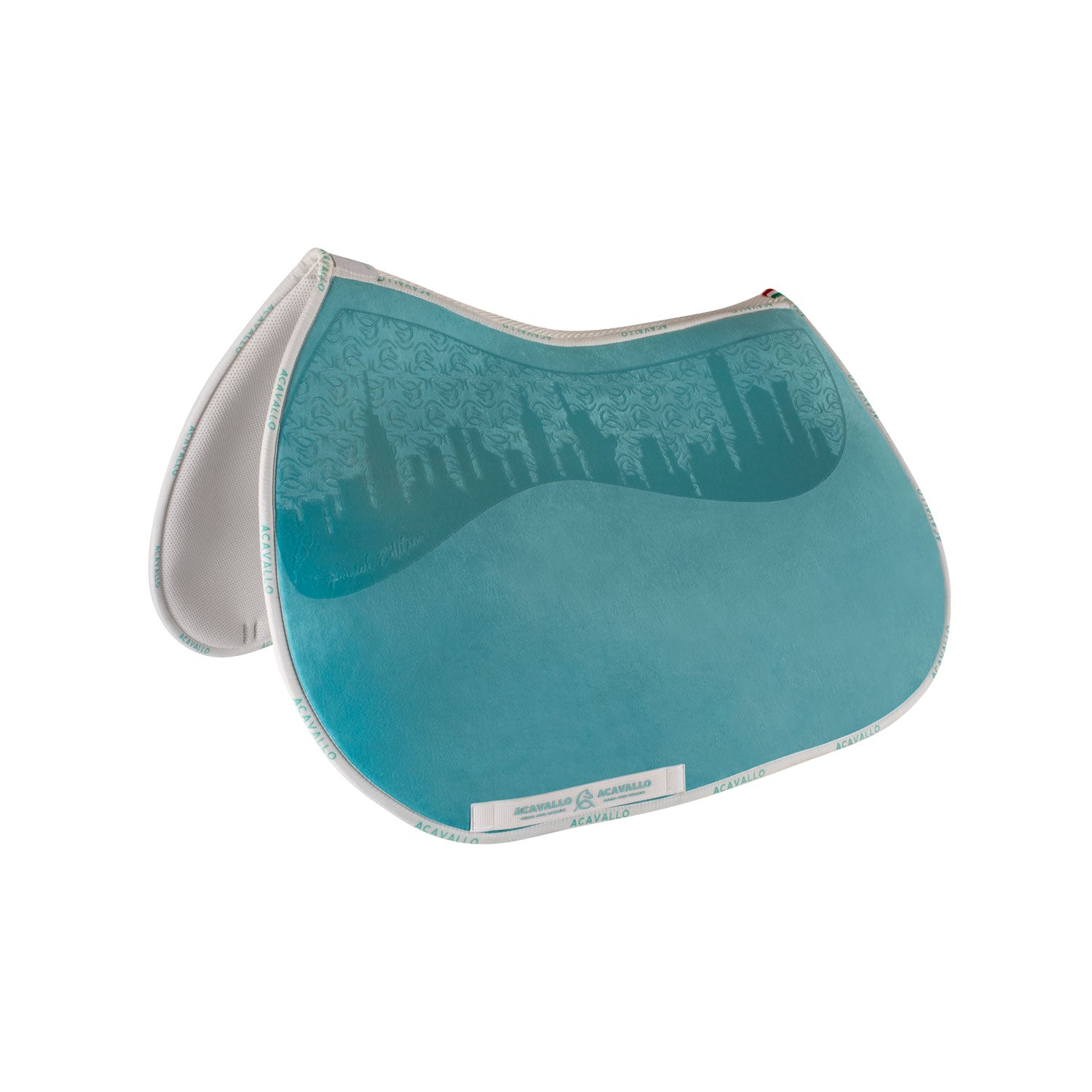 Acavallo jumping pad w/gel grip & bamboo fiber underside special edition - neutra