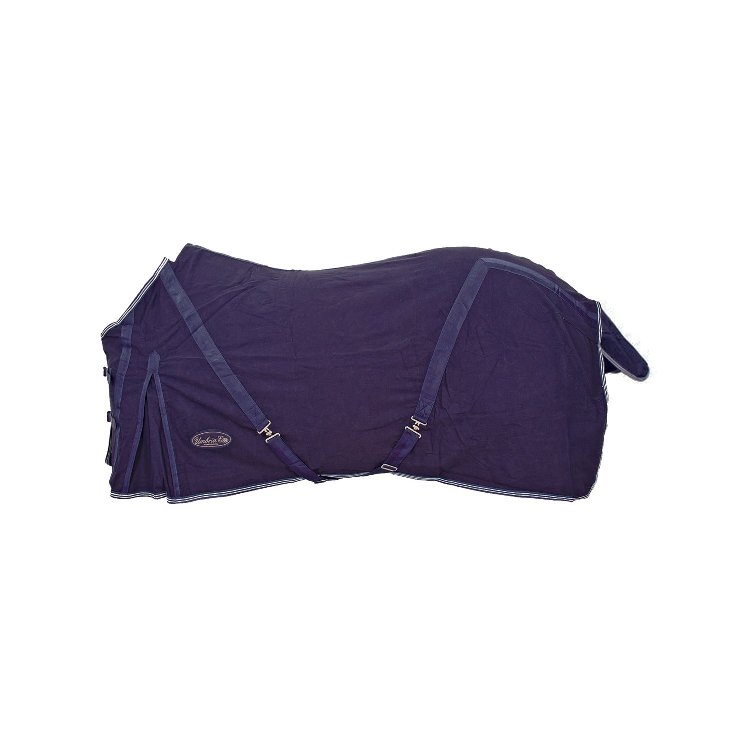 Umbria equitazione coperta cotone c/copricoda cinghie incrociate modello malaga - neutra