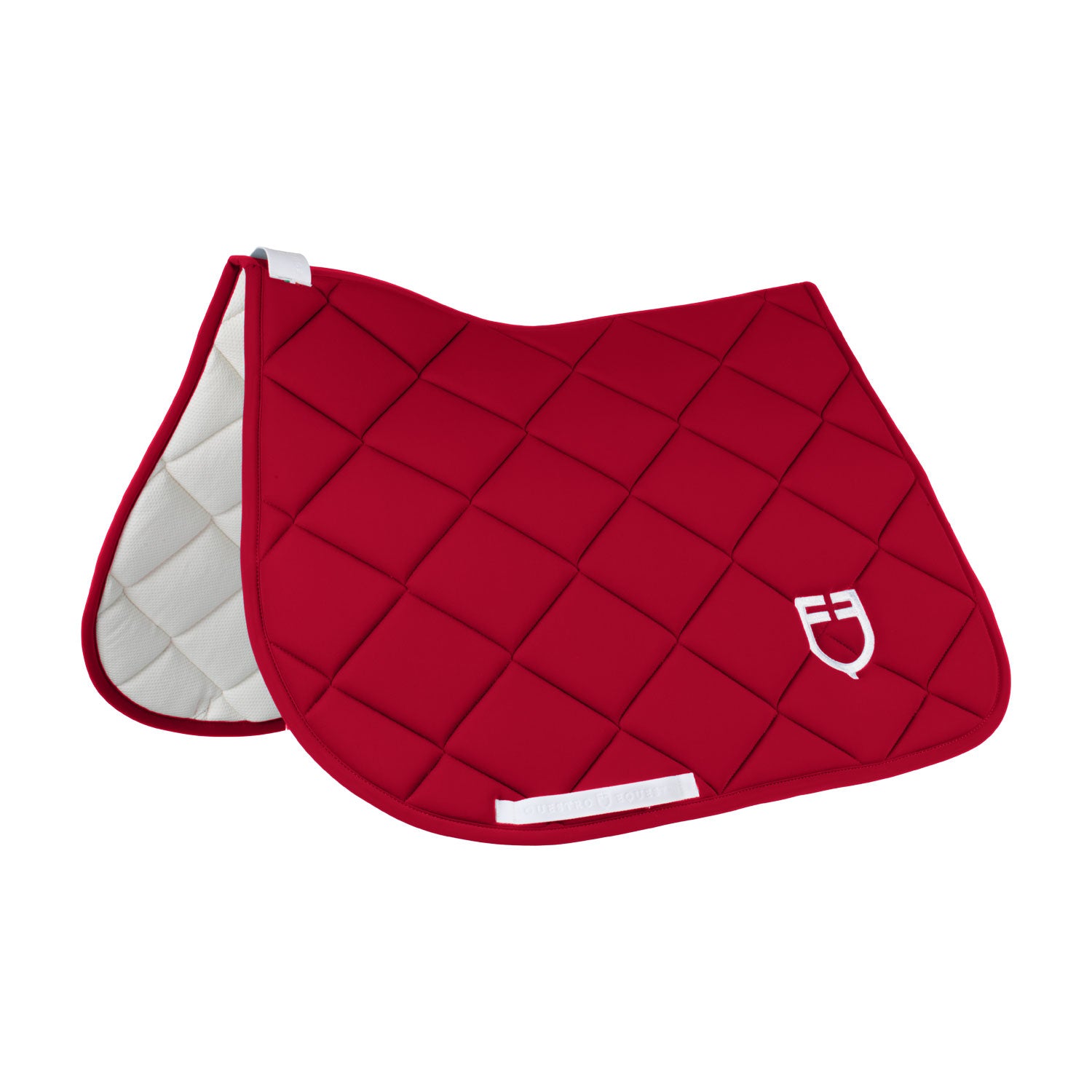 Equestro solid jumping saddle pad - neutra