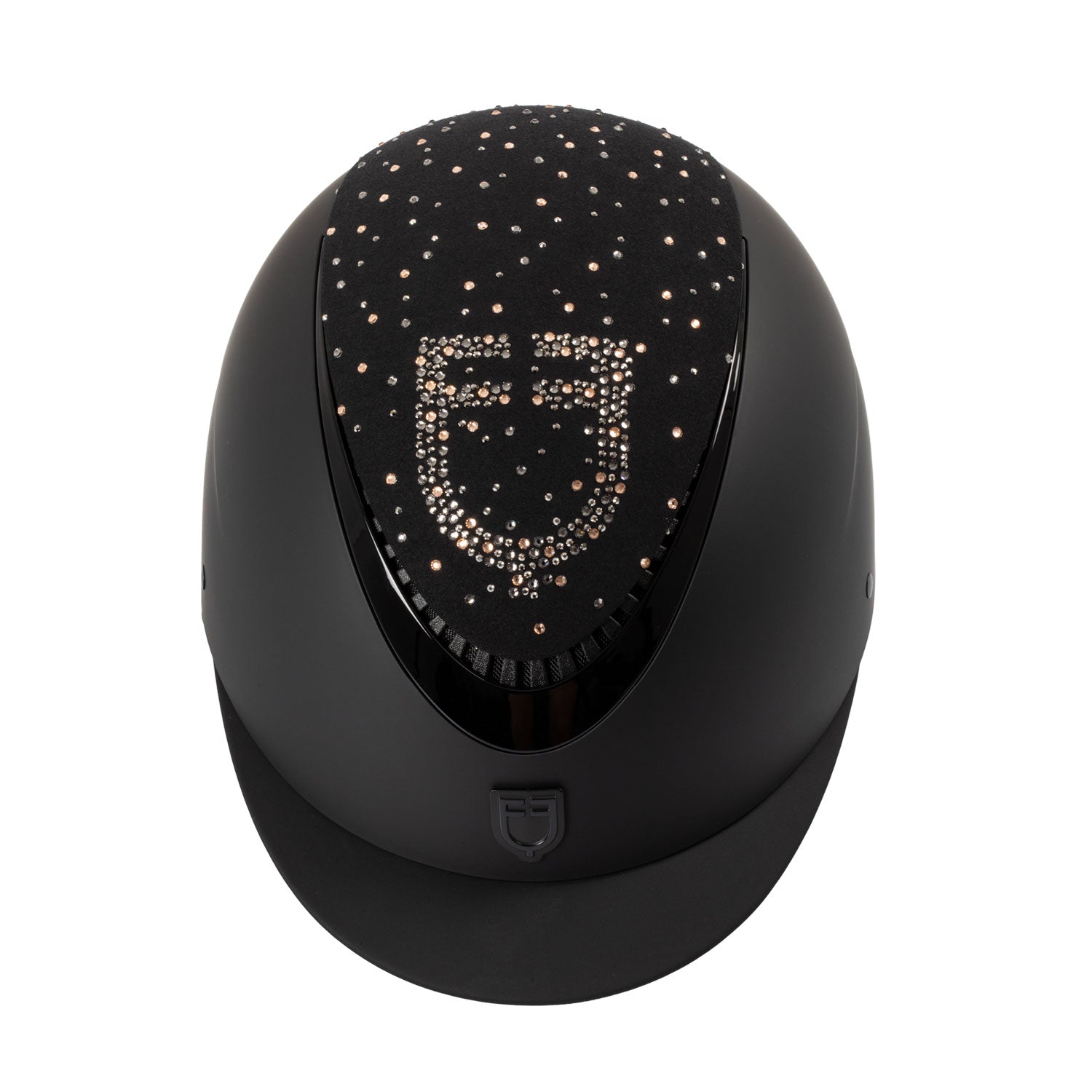 Equestro women's proxima helmet rowel fitting - Colore BLACK/BLACK SHINY