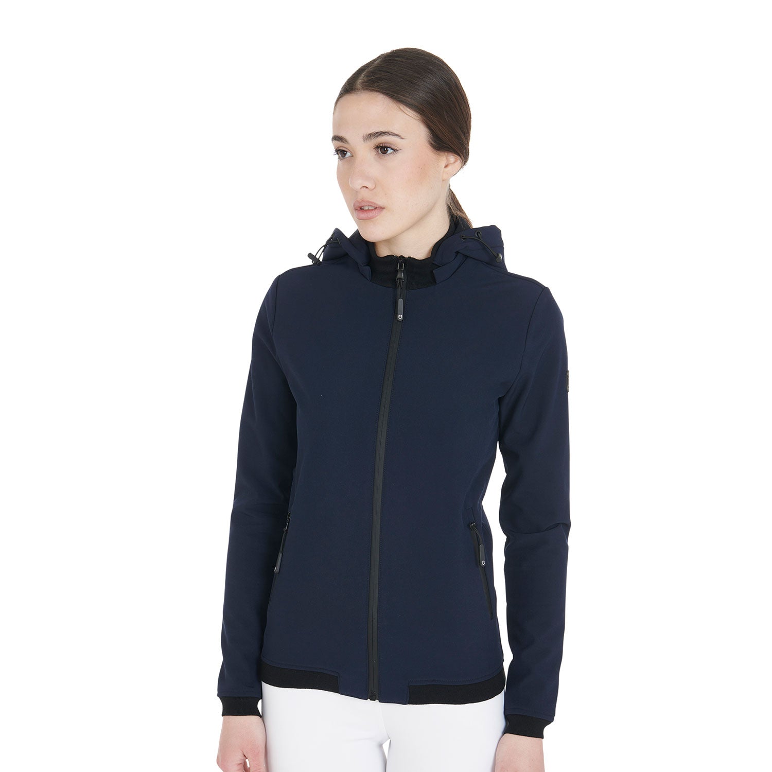 Equestro softshell donna modello gardena (con pile interno) - Colore NAVY