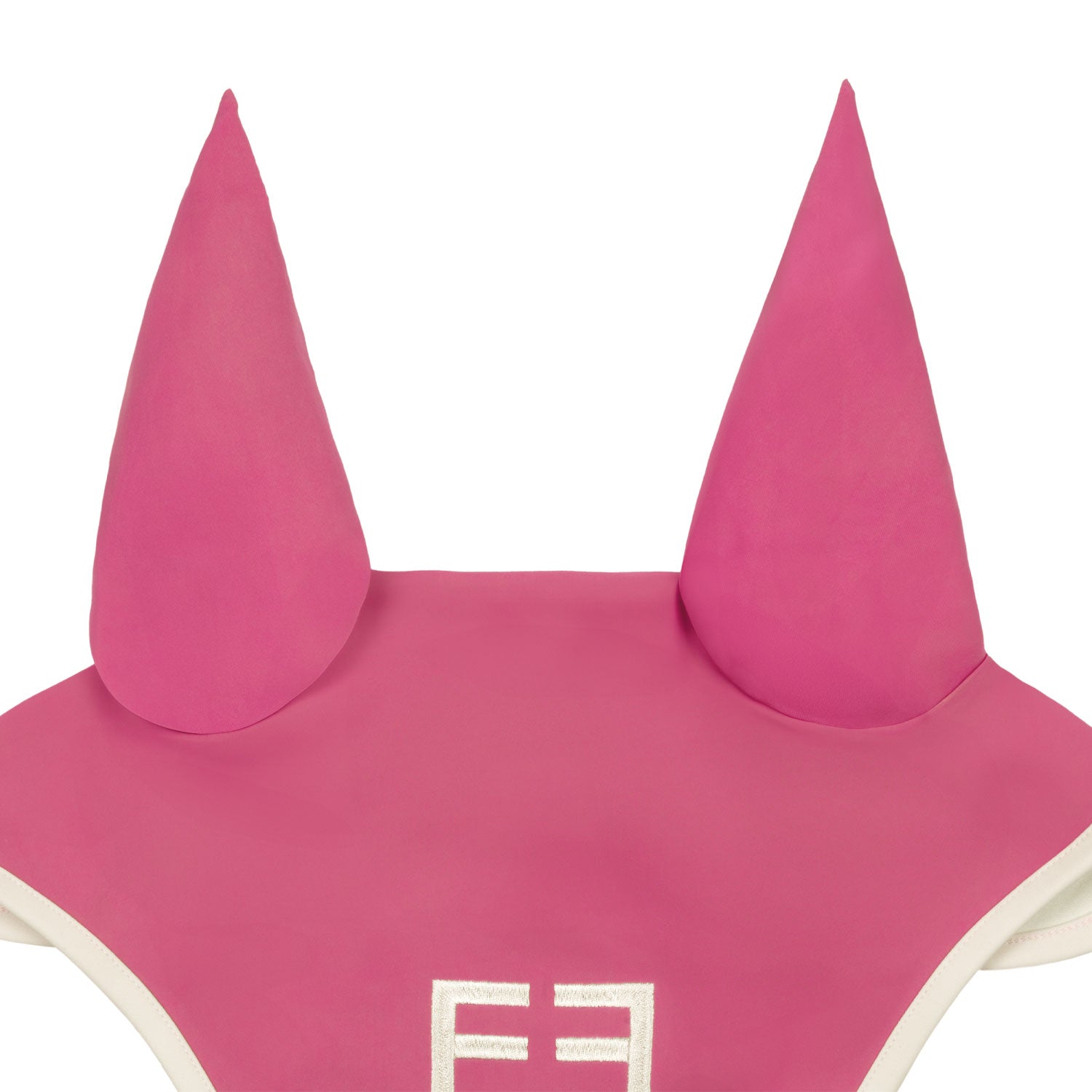 Equestro wave quilting fly veil - Colore CHATEAU ROSE (17-2120)/ANTIQUE WHITE (11-0105)