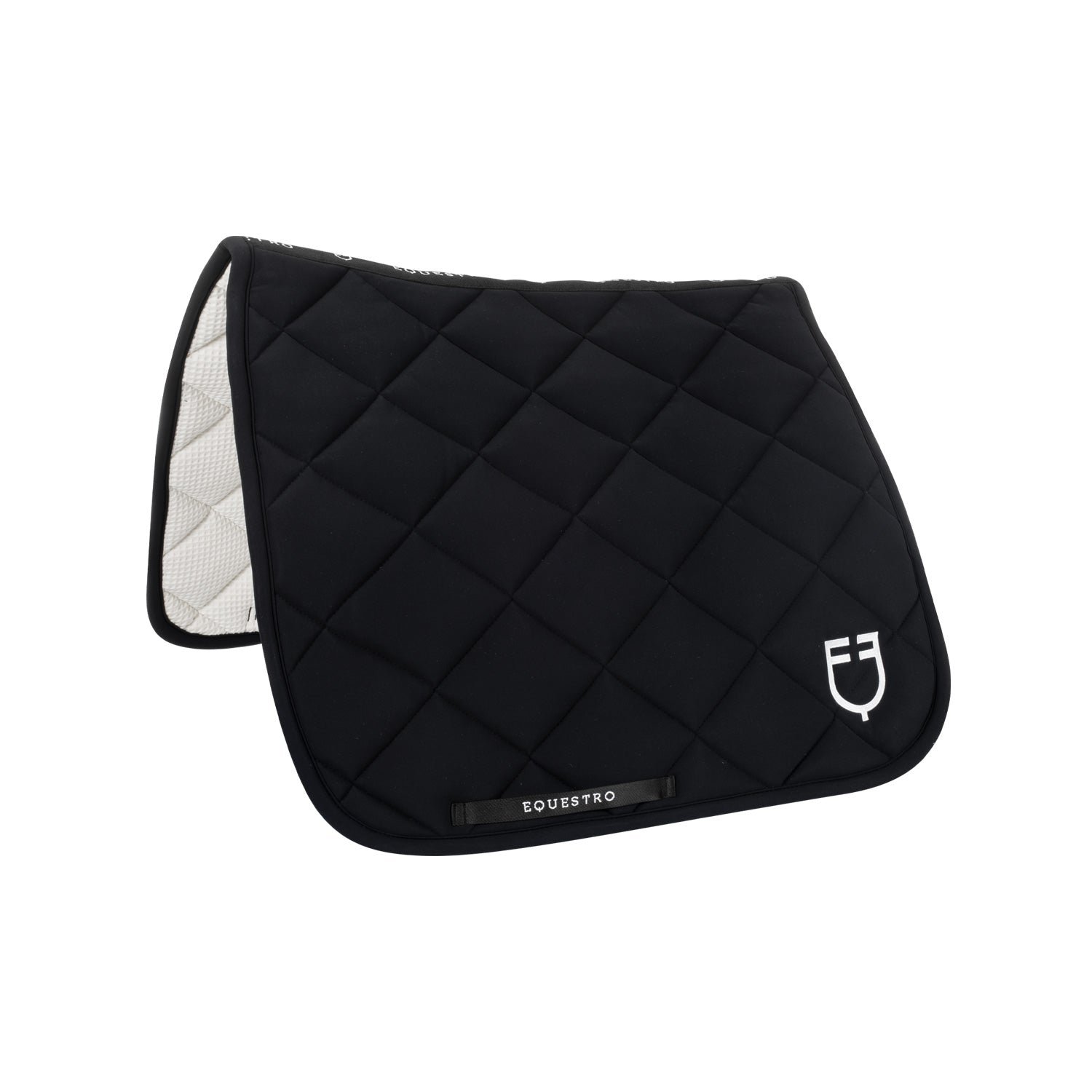 Equestro sottosella dressage equestro in tessuto tecnico black line edition - neutra