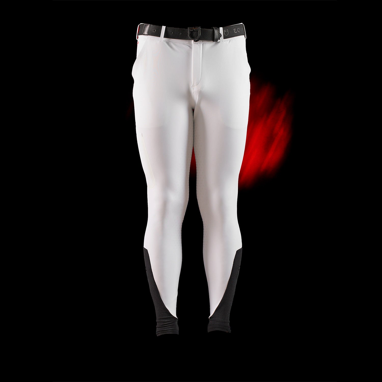 Equestro men's ridertechnology jumping breeches full grip - neutra