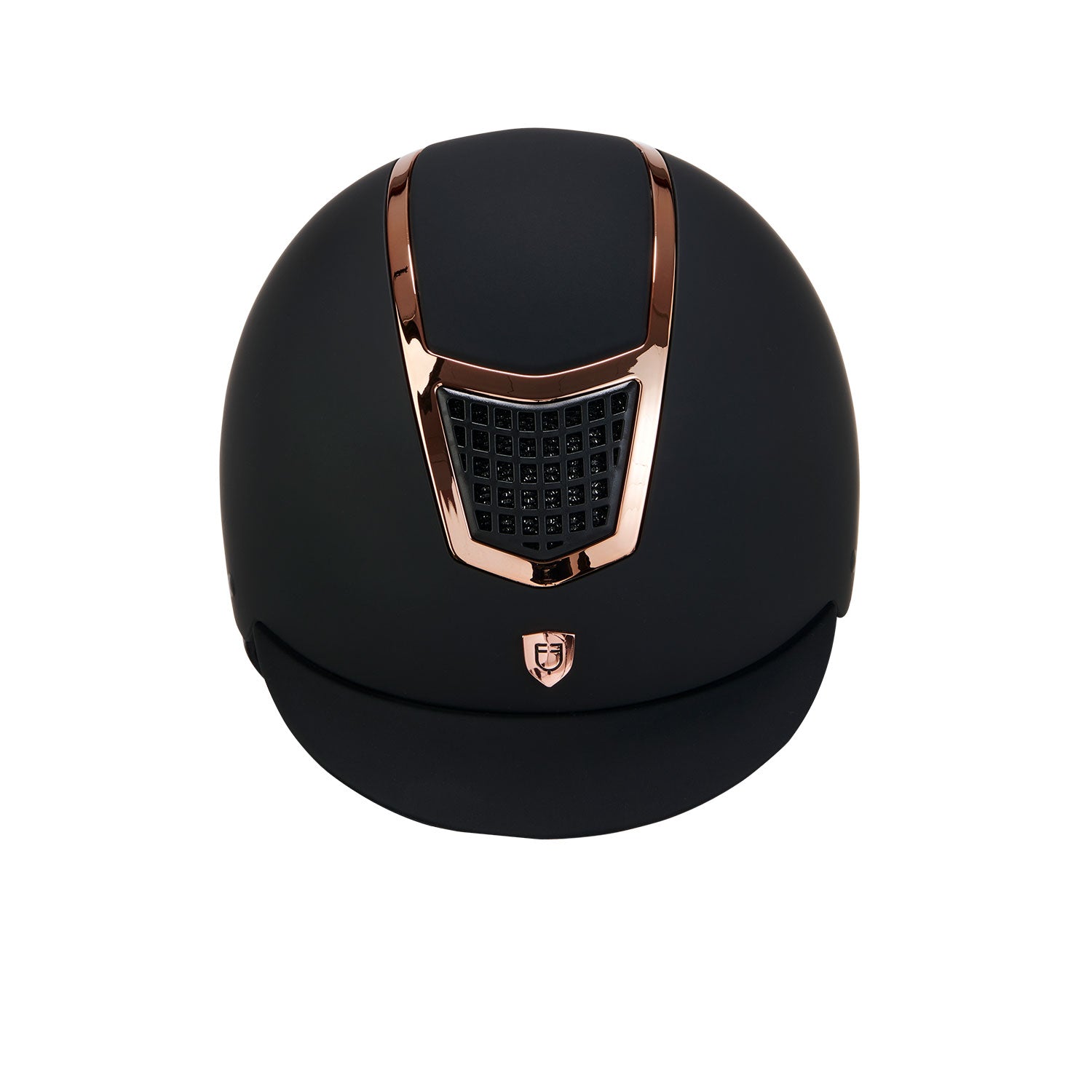 Equestro casco equestro modello eclipse plain matt rowel fitting om. 1384-2023 - Colore BLACK/ROSE GOLD
