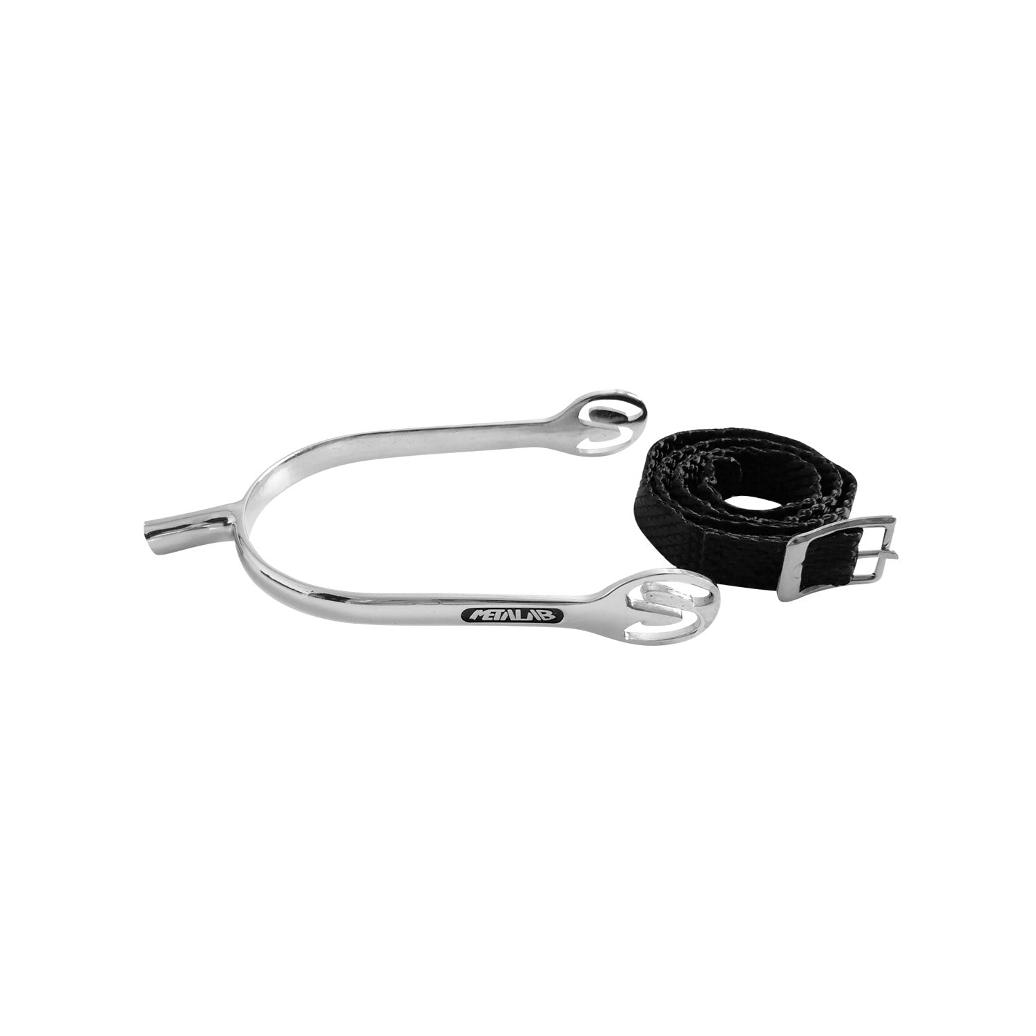 Metalab speroni cromati a tronchetto metalab c/lacciolini nylon