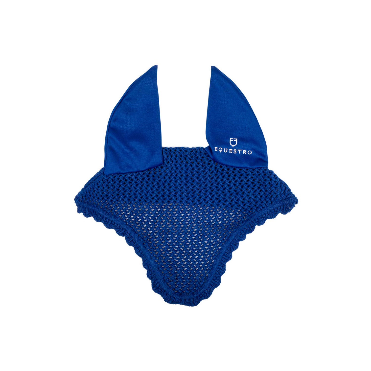 Equestro cuffietta cotone c/orecchie elasticizzate pony - Colore ROYAL BLUE