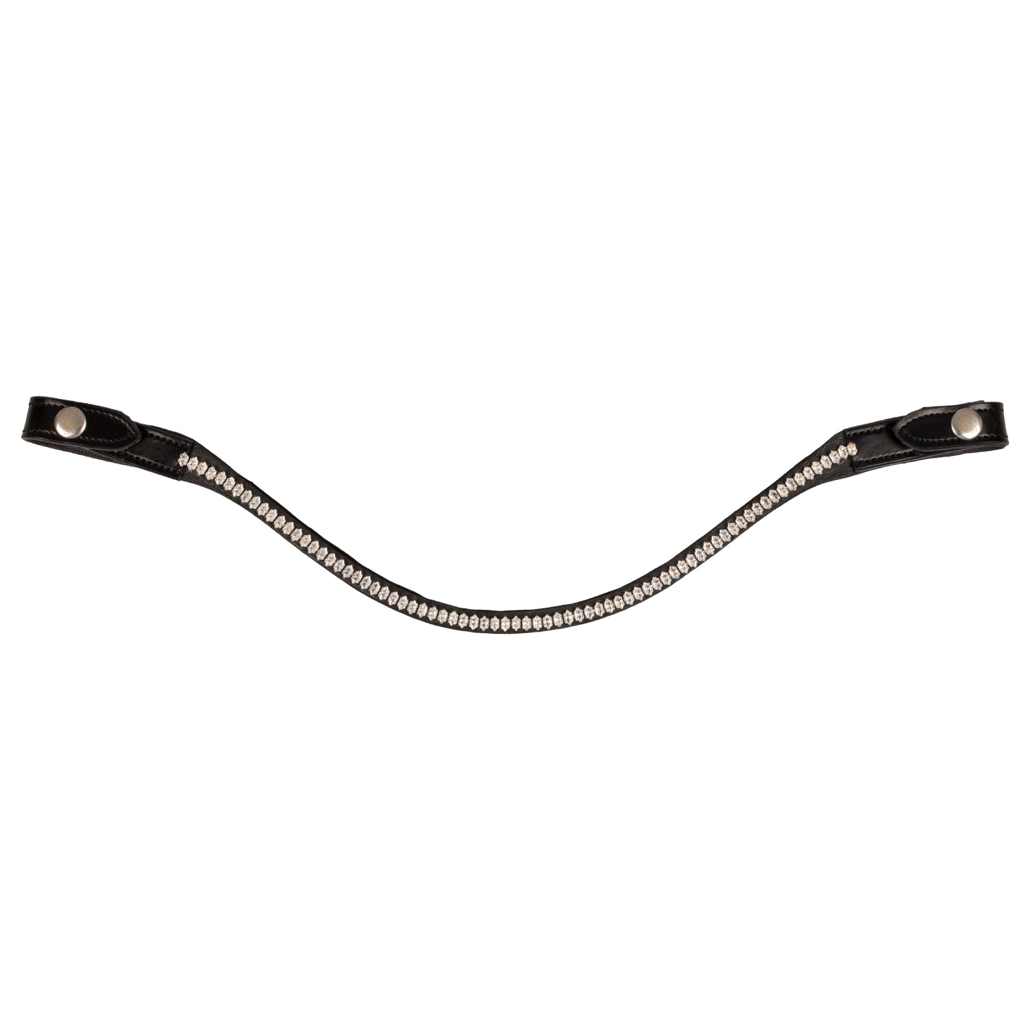 Acavallo acavallo browband w/oval crystals - Colore BLACK