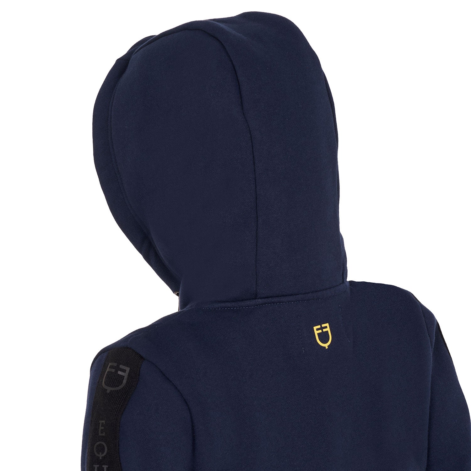 Equestro girl's full zip hoodie with inside fleece - Colore NAVY BLAZER (19-3923)
